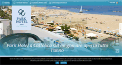 Desktop Screenshot of parkhotelcattolica.it